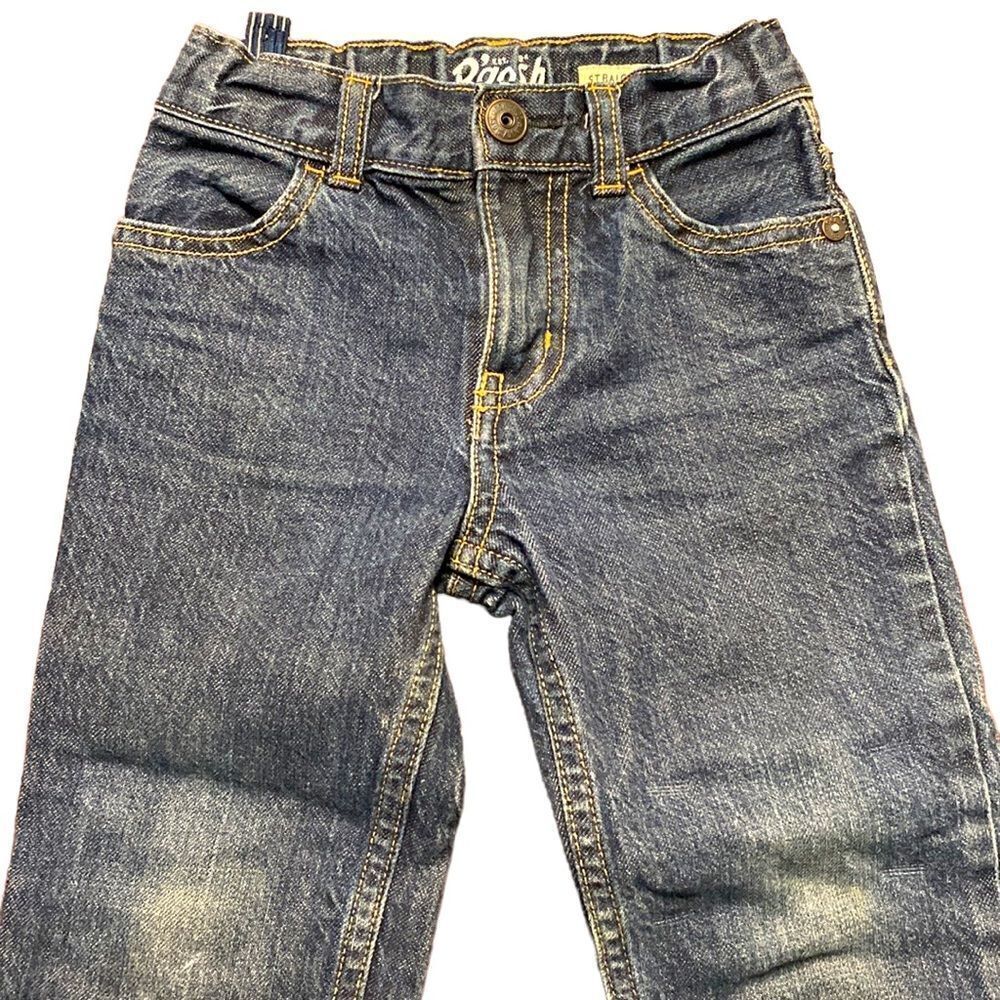 Oshkosh B'gosh Blue Denim Jeans Adjustable Waist - Picture 3 of 9